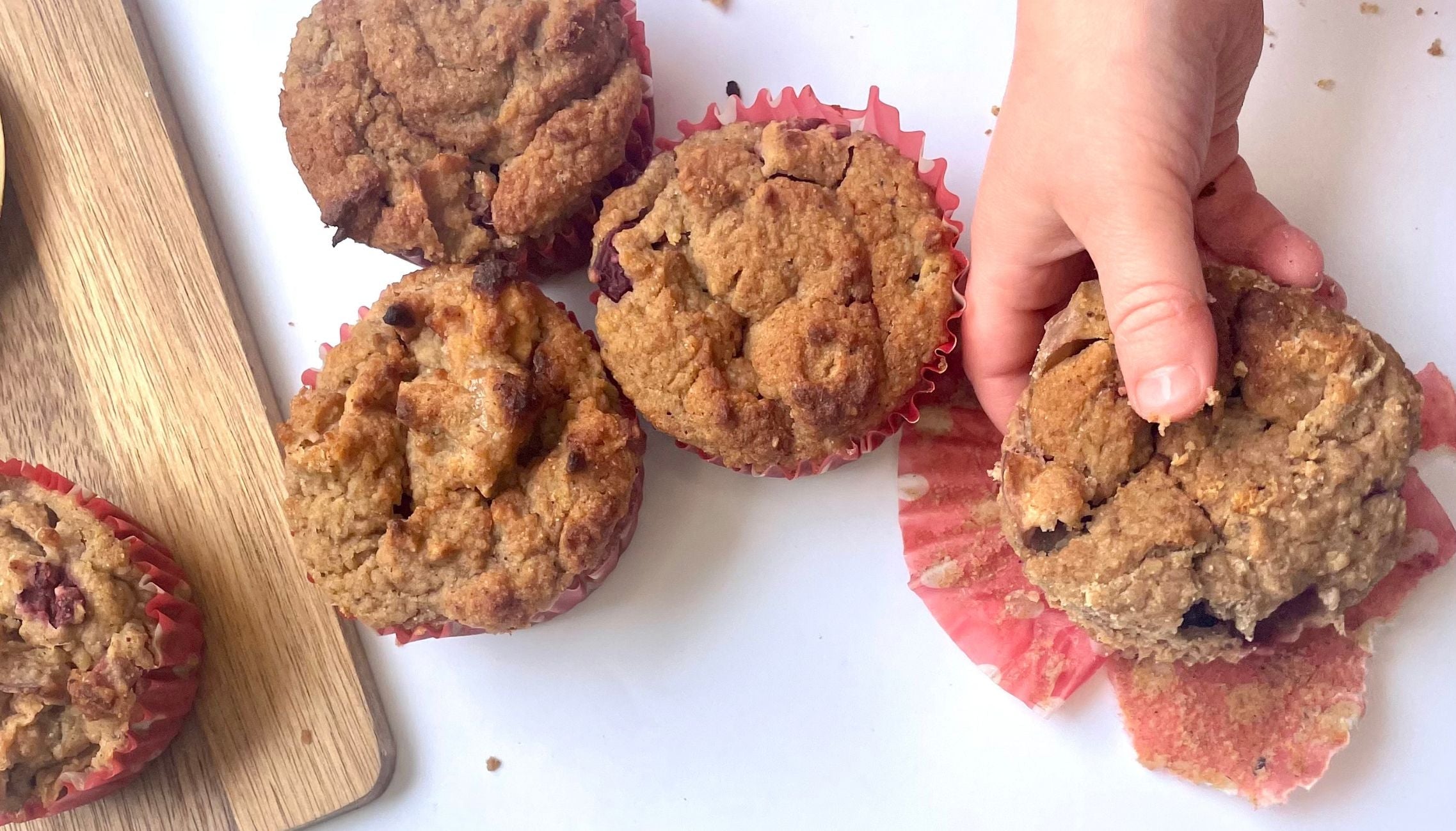 Apfel-Kirsch-Muffins