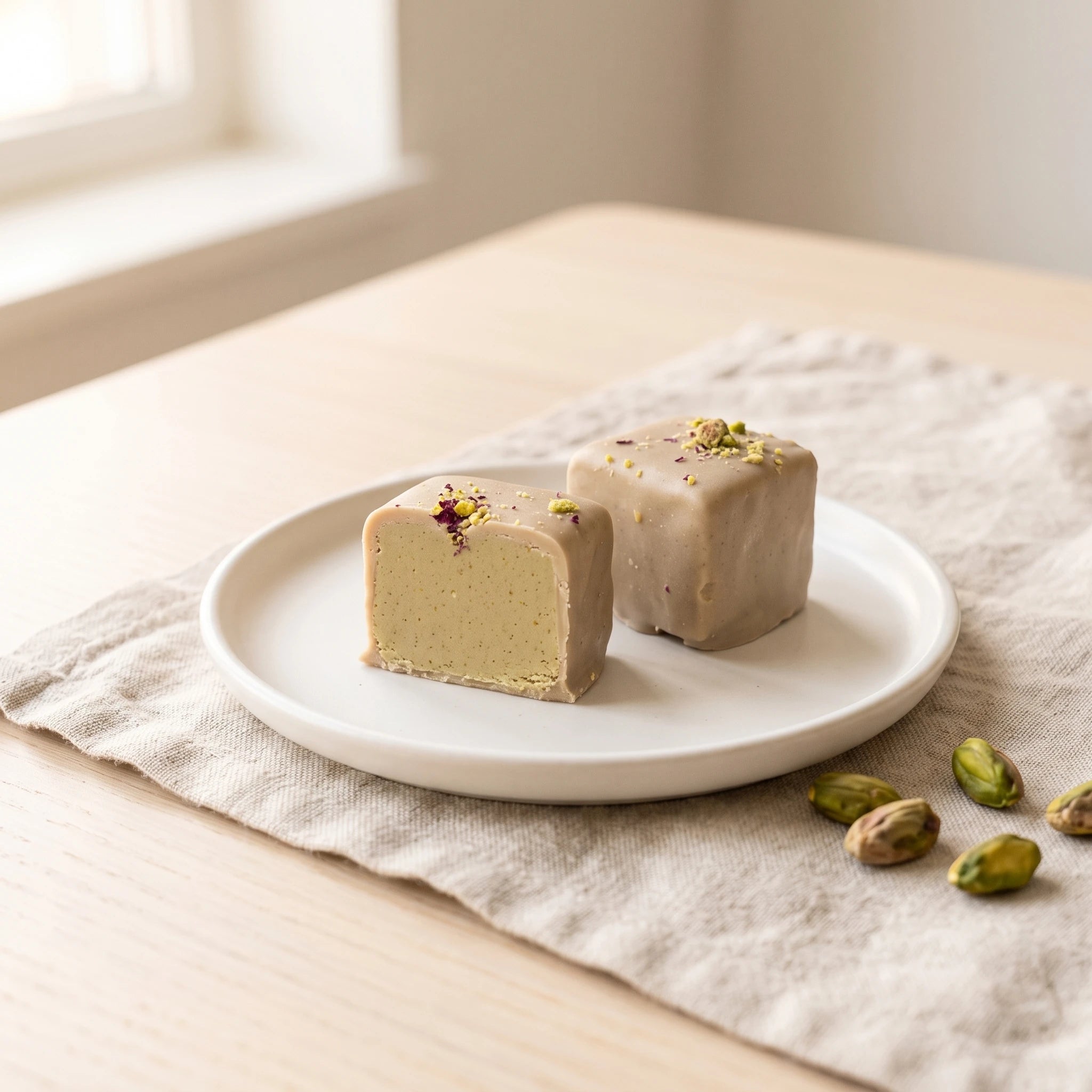 Blonde Creamy Pistachio Pral*nen (bio)