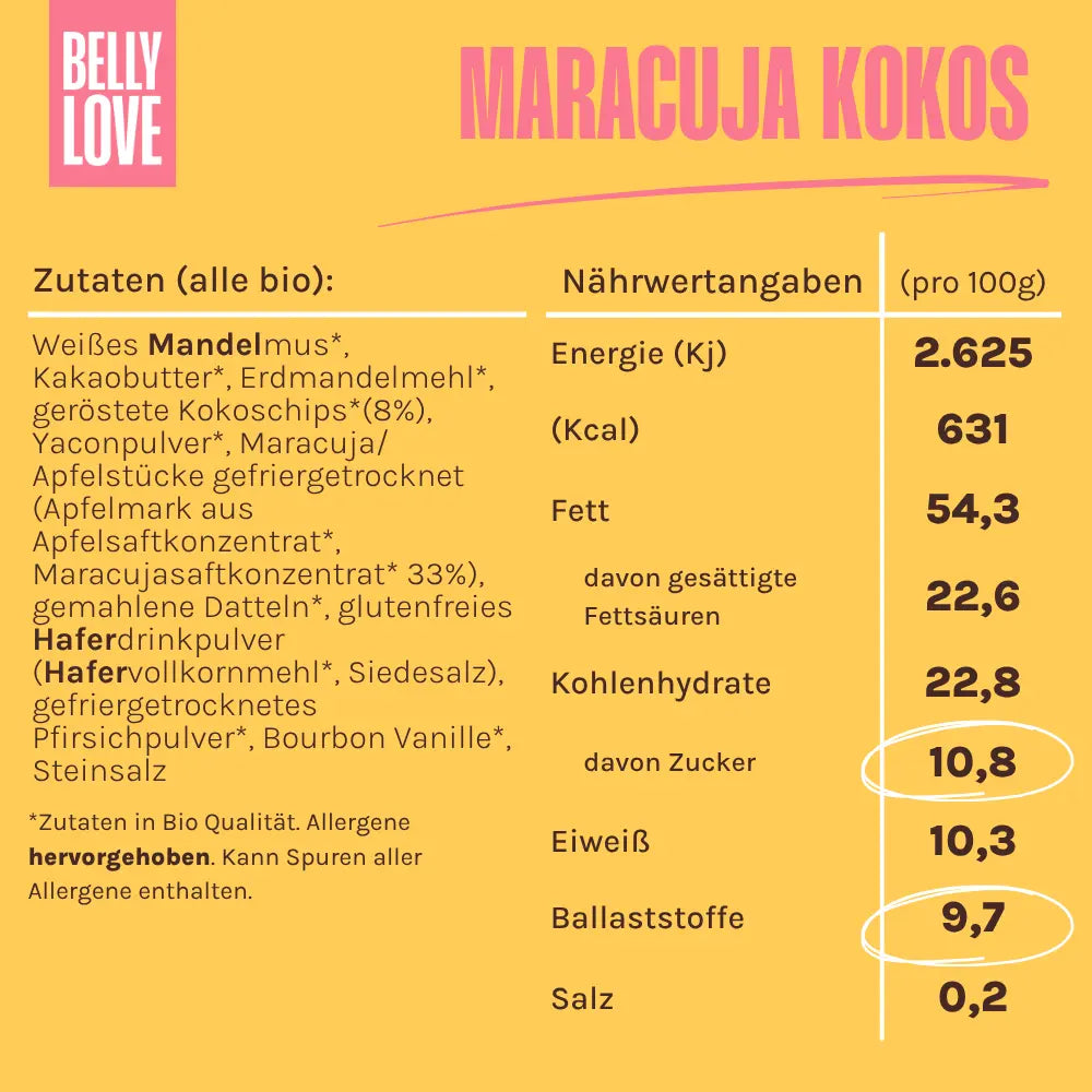 Tafel Blonde Maracuja Kokos (bio)
