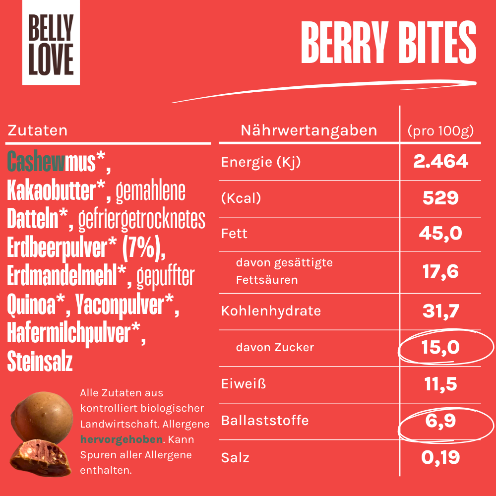 Crispy Creamy Berry Bites (bio)