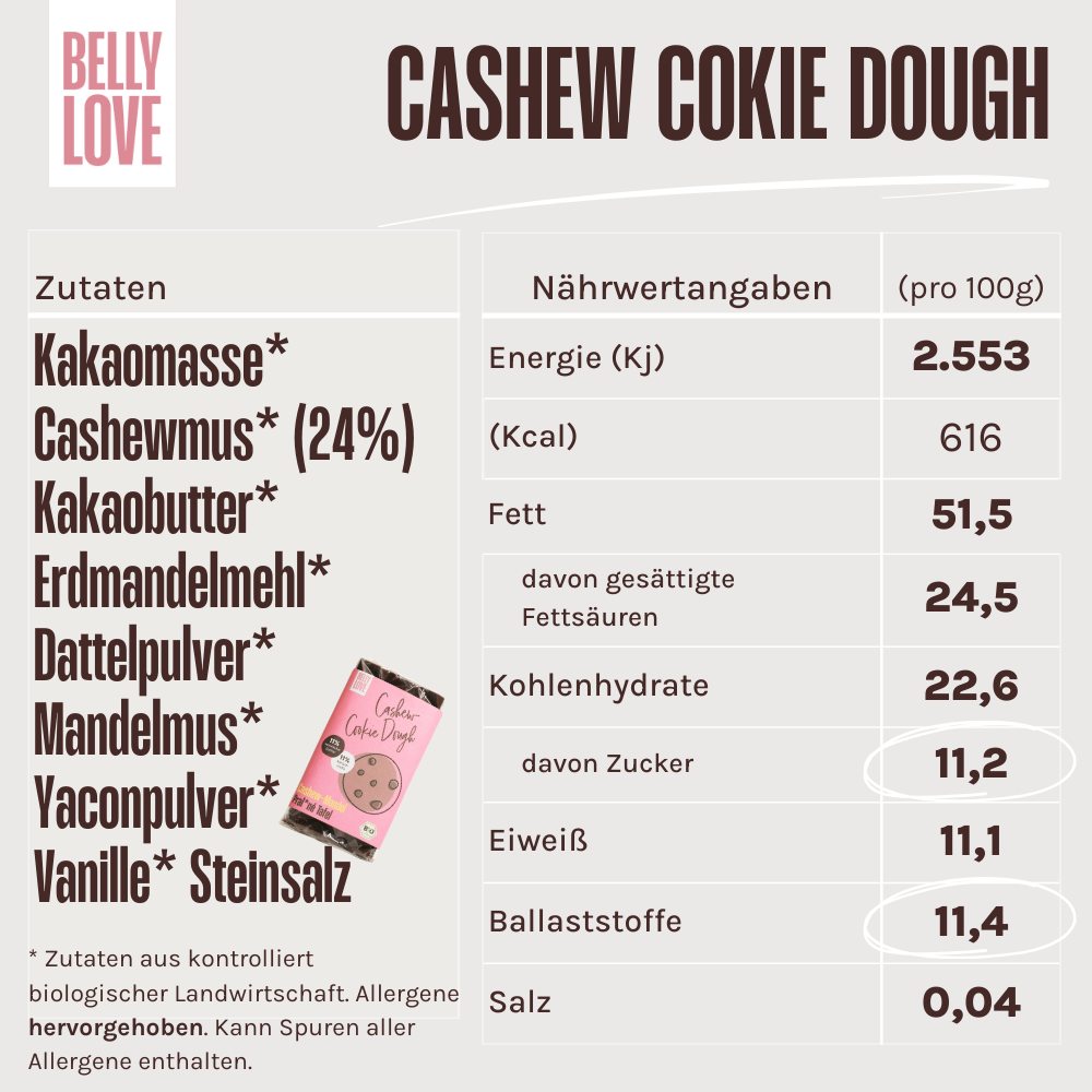 Belly Bars Cashew Cookie Dough (bio)