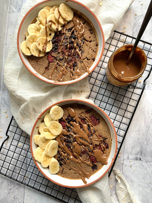Winter Spiced Baked Oats