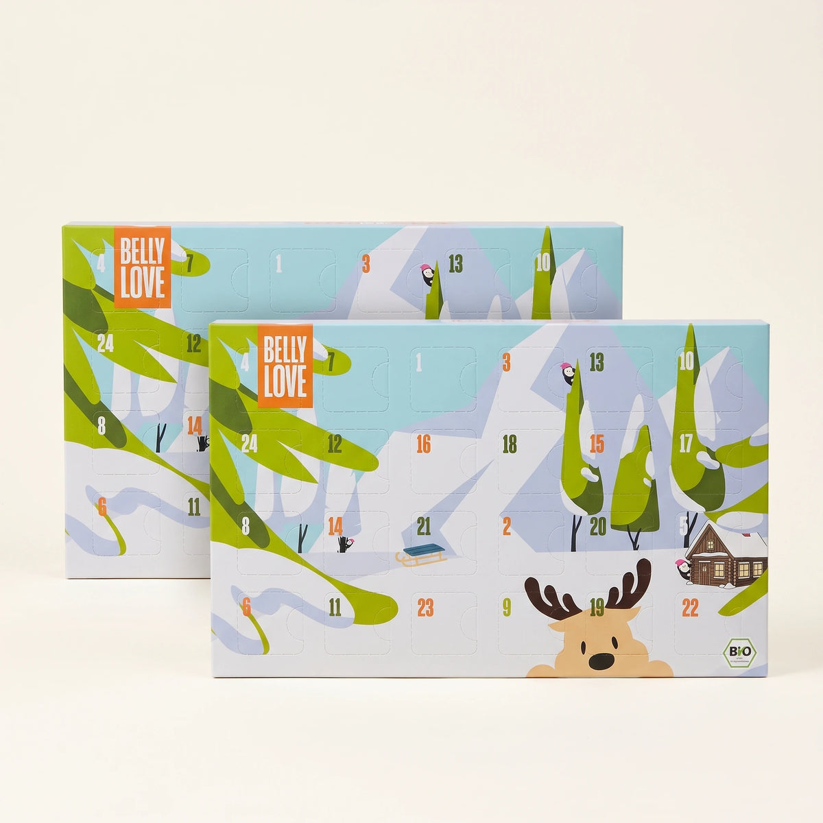 Adventskalender Kids 2er-Set (bio)
