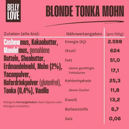 Pral*nés Blonde Tonka Mohn (bio)