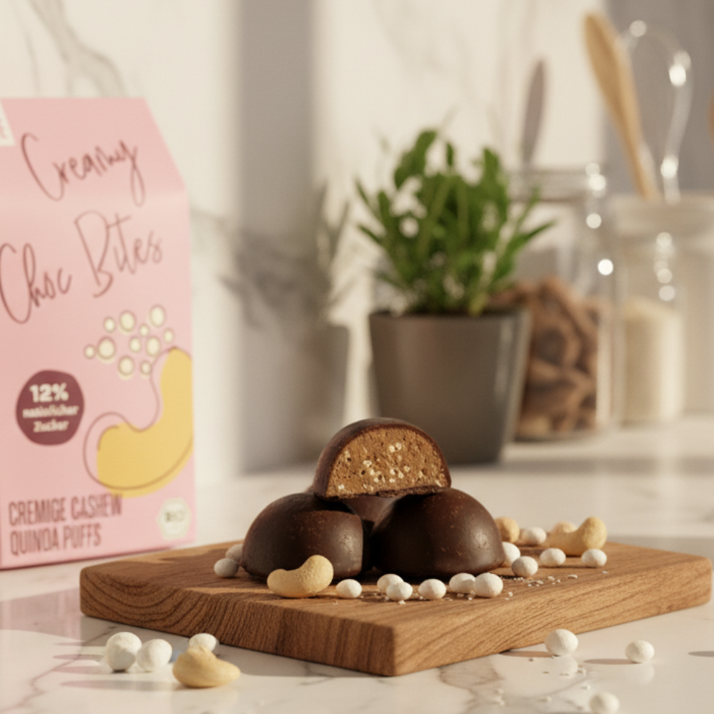 Crispy Creamy Choc Bites (bio)