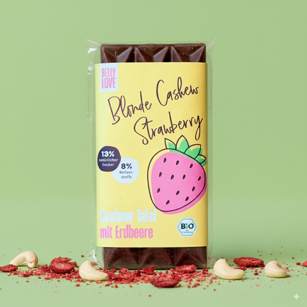 Belly Bar: Blonde Cashew Strawberry (bio)