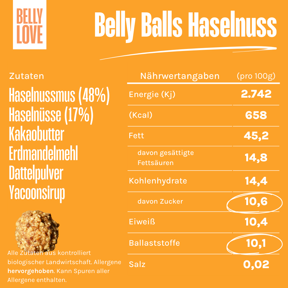 Belly Balls Haselnuss (bio)