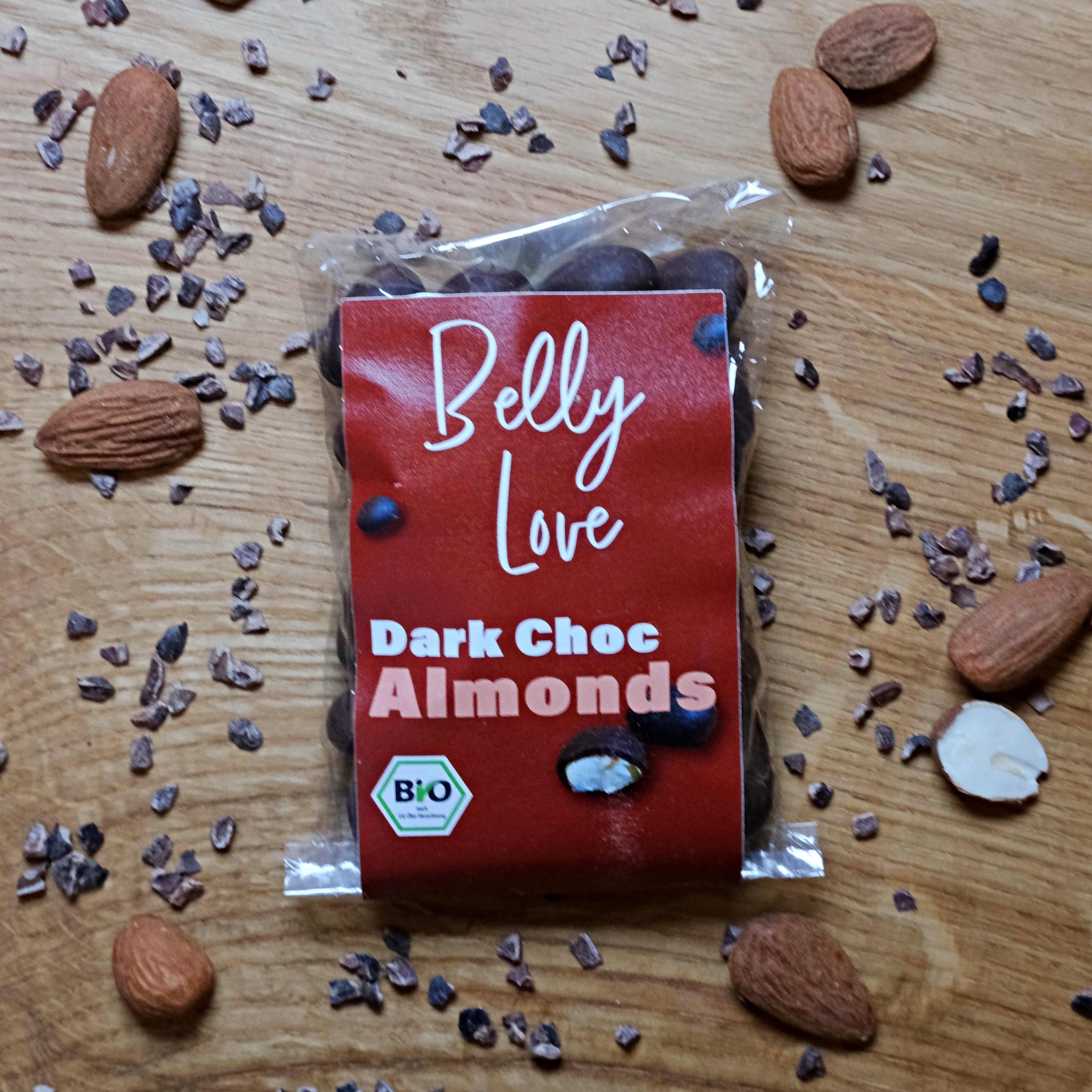 Dark Choc Almonds (bio)