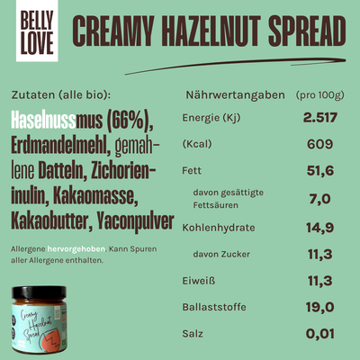 Creamy Hazelnut Spread (bio)