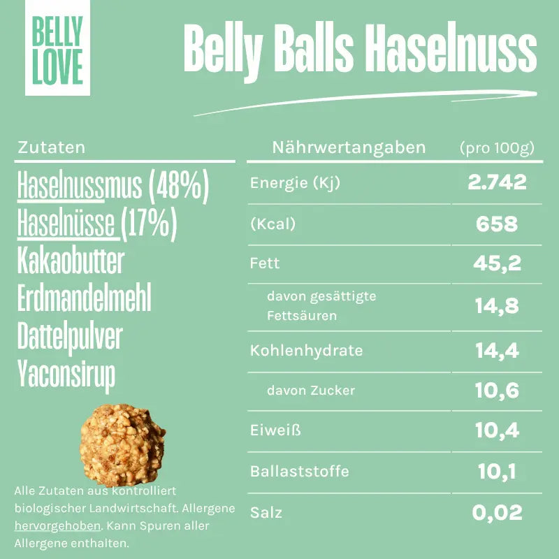 Belly Balls Haselnuss (bio)