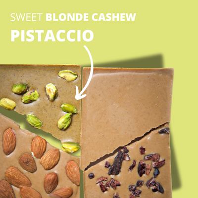Unperfekte Tafel Blonde Pistachio (bio)