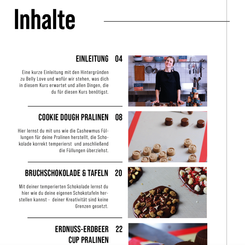 Love your Belly - Pralinen- und Schokokurs